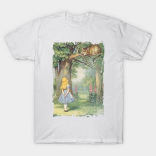 John Tenniel Wonderland-Cheshire Cat T-Shirt